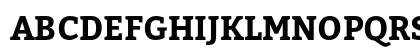 Bitter Bold Uppercase Preview
