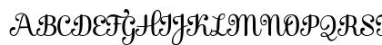 Mishka Regular Uppercase Preview