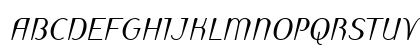 Puritas LT Bold Italic Uppercase Preview