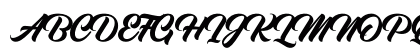 Yowesta Regular Uppercase Preview