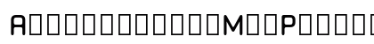 Clockopia Regular Uppercase Preview