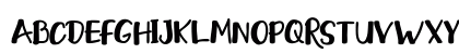 Kidding Regular Uppercase Preview