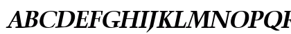 HornWide BoldItalic Uppercase Preview