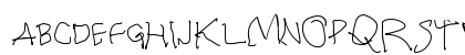 The Writer Regular Uppercase Preview