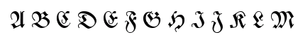 Zentenar Fraktur UNZ1L Italic Preview