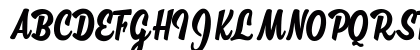 Megan Personal Use Regular Uppercase Preview