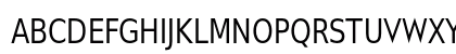 Gillius ADF Cond Regular Uppercase Preview