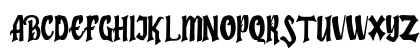 Humingson Regular Uppercase Preview