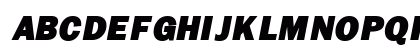 FranklinGothicBlackSSK BoldItalic Uppercase Preview