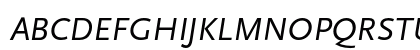 Scala Sans Regular LF SC Italic Preview