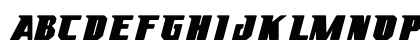 Hatcfast Regular Uppercase Preview