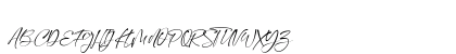 Taman Signature Regular Uppercase Preview