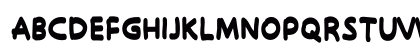 Funblob Free Bold Uppercase Preview