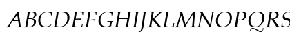 AGPalatial Italic Uppercase Preview