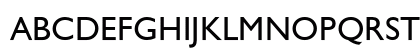 AZGillSansC Regular Uppercase Preview