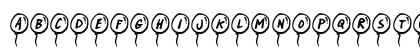 Balloony Type Regular Uppercase Preview