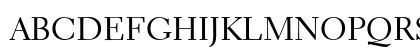 Electra LH Regular Uppercase Preview