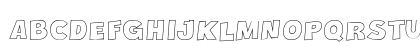 Crazy Krabs Outline Regular Uppercase Preview