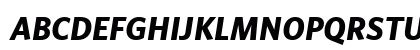 Whitney Bold Italic Uppercase Preview