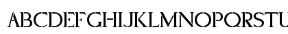 Stencilum Regular Uppercase Preview