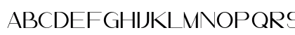 LeanderDemo Regular Uppercase Preview