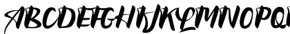 Bradles Regular Uppercase Preview
