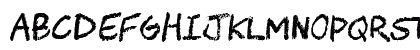 CHAWP Regular Uppercase Preview
