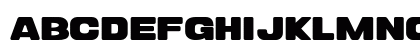 Valonik ExtBd Regular Uppercase Preview