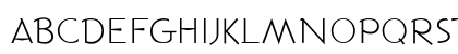 Pacific Regular Uppercase Preview