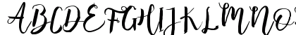 Anggelica Merona Regular Uppercase Preview