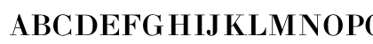 Bodoni BoldL Uppercase Preview