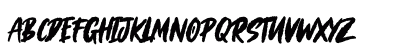 Gillattoz Regular Uppercase Preview