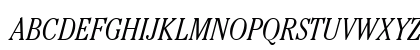 CheltenhamCdITC Light Italic Uppercase Preview