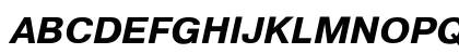 Pragmatica Bold Italic Uppercase Preview