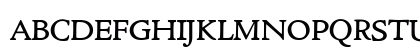 Cloister Regular Uppercase Preview
