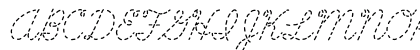 AbcCursiveDotted Regular Preview