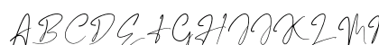 Marentta Signature Signature-Regular Uppercase Preview