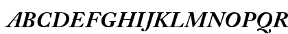 Adobe Caslon Pro Bold Italic Uppercase Preview