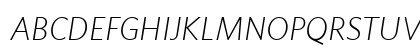 Whitney Medium Italic Uppercase Preview