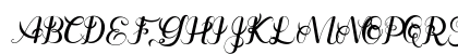 Vialuna Regular Uppercase Preview
