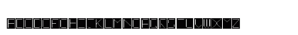 WLM Pixel Party Black Thin Regular Uppercase Preview