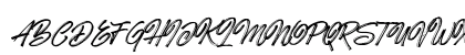 Hotte Brush Regular Uppercase Preview