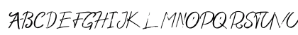 Wonder Scribble Regular Uppercase Preview