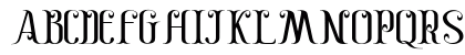 Gayatri Regular Uppercase Preview