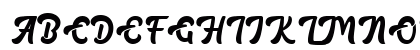 Black Ryder Demo Regular Uppercase Preview