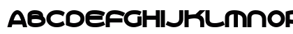 Roona Sans Black PERSONAL Regular Uppercase Preview