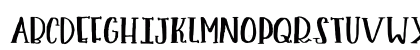 Umaima Regular Demo Regular Uppercase Preview