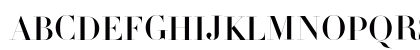 Didot HTF-M96-Medium Uppercase Preview