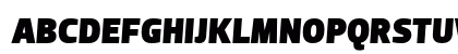Dobra Black Italic Uppercase Preview