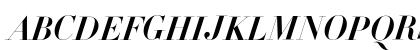 Didot HTF-B42-Bold-Ital Uppercase Preview